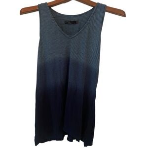 Prana | Helena Blue Ombre Striped Tank Top Size Small
